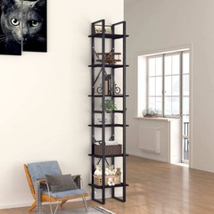 Bookshelf Bookcase Book Cabinet Rack Standing Shelf Engineered Wood vidaXL