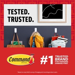 Command 20 lb X-Large Picture Hanging Strips, 16 Pairs White Command S