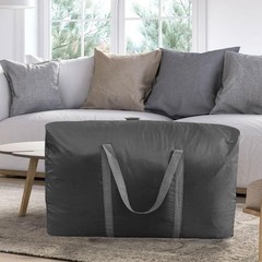 Extra Large Duffle Travel Bag 100L Storage Foldable Camping Black New (2 Pack)
