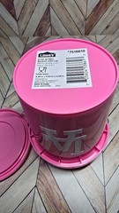 Rare Lowe’s 0.42 Qt Tiny Teeny Mini Bucket w/Lid LA Dodgers Food Safe Pink NEW