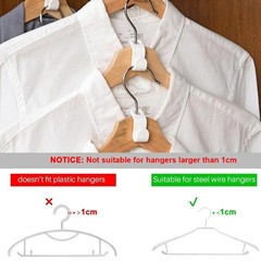 Clothes Hanger Connector Hooks Closet Space Saver Cascading Wardrobe Organizer
