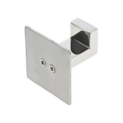 2pcs Polished Chrome Towel Robe Hook Door Hanger Hanging Self-adhesive 54x48mm
