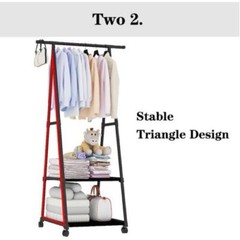 Heavy Duty Closet Organizer Metal Garment Rack Clothes Rack Hanger Storage Shoes