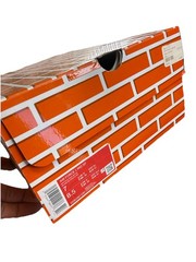 Nike Air Force 1 Mid SP Offwhite Stackable Orange Brick Glossy Shoe BOX ONLY!