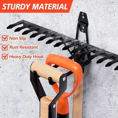 20 Pack Heavy Duty Garage Hooks,Solid Steel Wall Mount Hangers,with Anti-Slip…