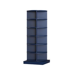 Modern 6 Tier Rotating Shoe Rack Tower 360° Spinning Shoe Display Carousel