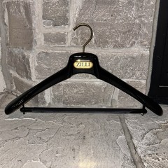 Mint Zilli Thick Black Wooden 18” Suit Jacket Coat Hanger fits 46/48/50 XL 2XL