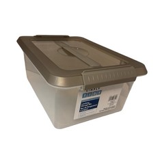 Latching Storage Bin 14.5qt 16.3 in x 12 in x 6.9 in
