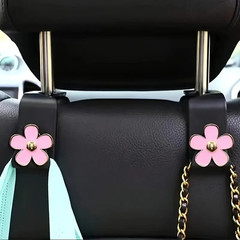 2pcs Universal Car Seat Headrest Hook Hanger for Bag Purse Clothes Coat