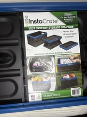 GreenMade InstaCrate Collapsible Storage Crate 12 Gallon 3-Pack Folding Bin