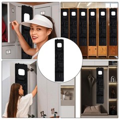 Police Style Hanging Locker Organizer 52 x 11 Inches Hanging Closet Shelf Wat…