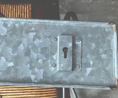 Galvanized Steel 4 Hooks. For Vintage Or Contemporary Look Space.Indoor Use Only