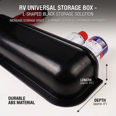 Universal Fit Car Door Handle Storage Box Van Camper Door Panel Tray Cover Auto