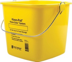 San Jamar – Kleen-Pail® Plastic Cleaning Bucket – 6 Quarts – Yellow