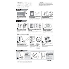 3 Pks 3M Command Large Picture Hanging Strip Black 4 Pairs/Pack (Total 12 Pairs)