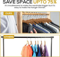 50 Pack New Premium Quality Velvet Hangers Ultra Thin Non Slip Adult Felt Space