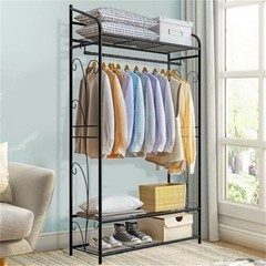 Large Garment Clothes Rail Home Retail Coat Stand Hanging Display Portable Tidy