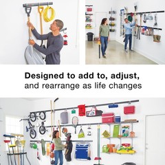 Rubbermaid FastTrack Garage Rail Storage Organization System