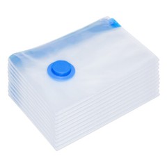 10 x Jumbo Vacuum Storage Bags Travel Space Saver Garment Seal Clothes Hand Pump