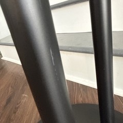 Frost Denmark “Wishbone” Coat Rack Hall Stand, Matte Black/Polished Chrome