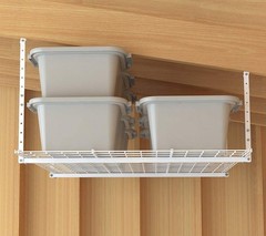 Overhead adjustable Garage Storage Rack,Heavy Duty Steel Garage Storage Syste…