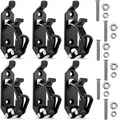 6Pcs Heavy Duty Shovel Holder for Truck, Shovel Mount for Roof Rack with Metal