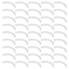 100Pcs Clear Hook Tips Sleeve Universal Fit Hanger Wire Protectors