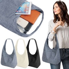 Large Women Corduroy Tote Bag Casual Handbag Hobo Satchel Shoulder with Zipper