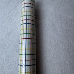 Vintage Rubbermaid Shelf Drawer Liner Candy Strip Stripe Colorful 5385 12 Inch