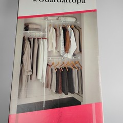 Rubbermaid Wardrobe Organizer 3-5 ft White Wire Closet System Epoxy Coated 5143