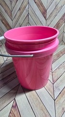Rare Lowe’s 0.42 Qt Tiny Teeny Mini Bucket w/Lid LA Dodgers Food Safe Pink NEW