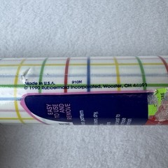 Vintage Rubbermaid Shelf Drawer Liner Candy Strip Stripe Colorful 5385 12 Inch