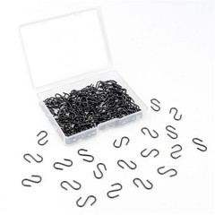 100 Pack Mini S Hooks for Hanging Small S Hook for Jewelry Metal S-hook Mini S S