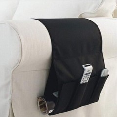 Sofa Armrest Organizer 4 Ports TV Remote Control Holder Chair Beside Couch Bag