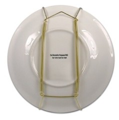 Decorative Plate Display Expandable Hanger Gold Tone 7.5-Inch to 9.5-Inch 2packs