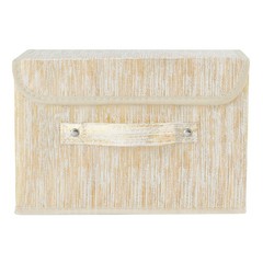 Small Decorative Storage Boxes Lid Luxury Metallic Fabric Bins Foldable Gold