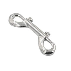 5pcs Bolt Snap Hook Strong Double Ended Stainless Steel Trigger Zinc Alloy Hooks