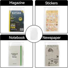 200Pcs Magazine Protection, Clear Plastic Magazine Sleeves 9.25 X 11.42 Inches,