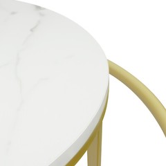 Floor-Standing Display Clothes Shelf Adjust Gold Rotatable Round Garment Rack US