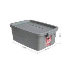 Rubbermaid 10gal Roughneck Storage Tote Gray