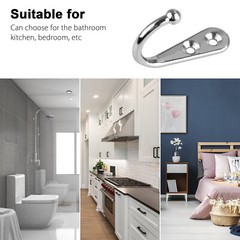 20PCS Wall Hooks for hanging Metal Wall Hooks for Coats Coat hooks for Wall USA