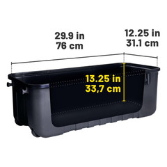 Plano Sportsman’s Trunk, 27-Gallon Lockable Storage Box