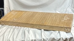 Wood Natural 2 shelf Free Standing Shoe Rack 27.5×11.2×17.5 in