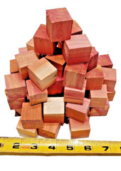 60 Aromatic Red Cedar Wood Blocks CHEMICAL FREE BUG/MOTH REPELLENT SHIPs FREE!