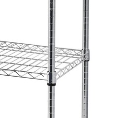 Heavy Duty 4-6 Tier Adjustable Wire Shelving Unit NSF Metal Shelf Rack w/ Wheels
