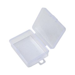 10pcs Small Clear Plastic Rectangular Storage Box Jewelry Beads Container Case