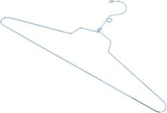 Hangers 50 Metal Chrome Dress Shirt Retail Salesman Sample Security Loop 18″