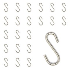 Mini S Hooks Connectors S Shaped Wire Hook Hangers 100pcs Hanging Hooks