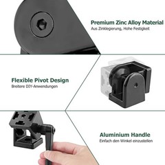 Angle Connector Joint 4040 Nut 8 180° Rotation – Flexible Hinge for Aluminum