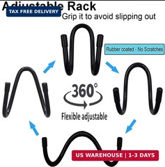 Pmsanzay Universal Over The Seat Hard Hat Rack,Hard Hat Holder Back Seat Hanger